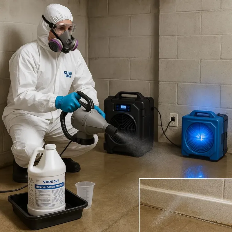 Sanitization and Odor Removal process in Ogdensburg, NJ